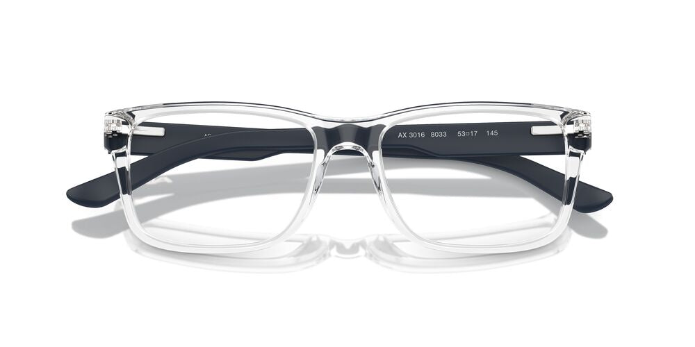 Aros Oftálmicos Armani Exchange Ax3016 Shiny Crystal