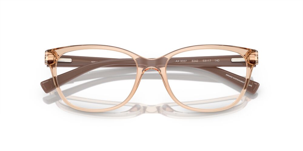 Aros Oftálmicos Armani Exchange Ax3037 Shiny Clear Tundra