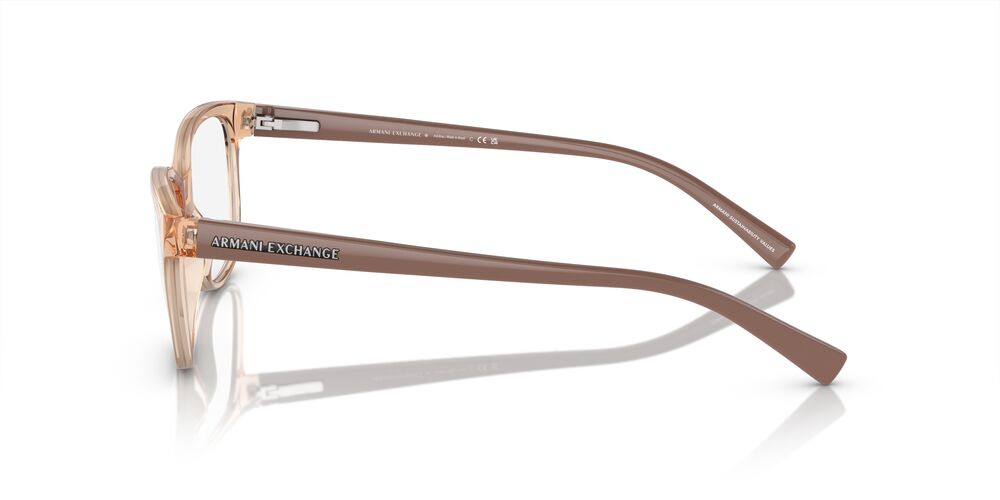 Aros Oftálmicos Armani Exchange Ax3037 Shiny Clear Tundra