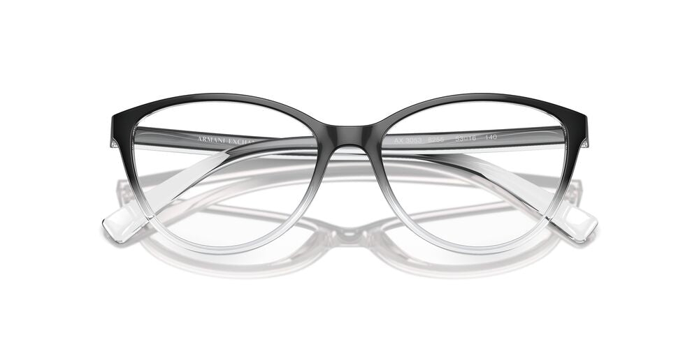 Aros Oftálmicos Armani Exchange Ax3053 Transp/Negro