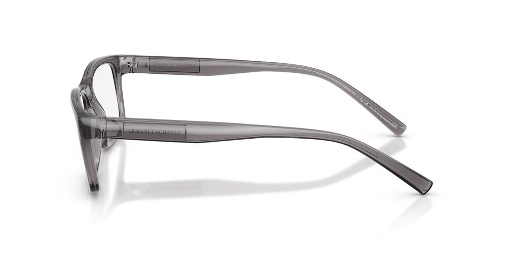Aros Oftálmicos Armani Exchange Ax3115 Shiny Clear Gris