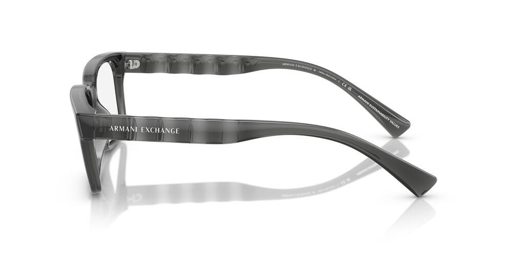 Aros Oftálmicos Armani Exchange Ax3116 Shiny Clear Gris