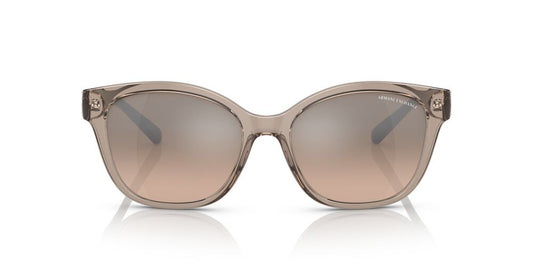 Aros De Sol Armani Exchange Ax4127S Shiny Transparent Tundra