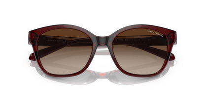 Aros De Sol Armani Exchange Ax4127S Shiny Transparent Red
