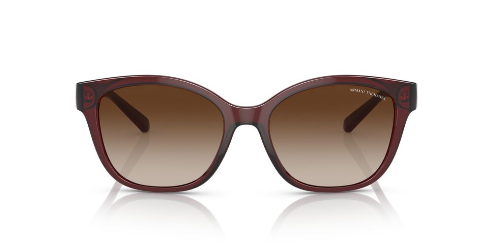 Aros De Sol Armani Exchange Ax4127S Shiny Transparent Red