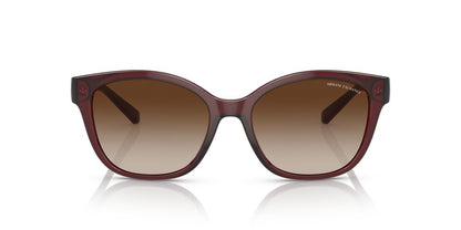 Aros De Sol Armani Exchange Ax4127S Shiny Transparent Red