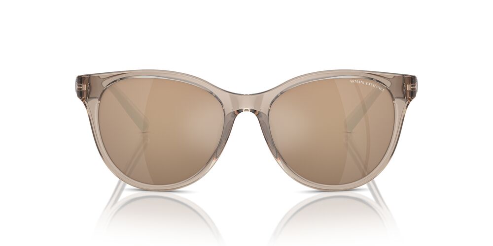 Aros De Sol Armani Exchange Ax4144Su Shiny Transparent Brown