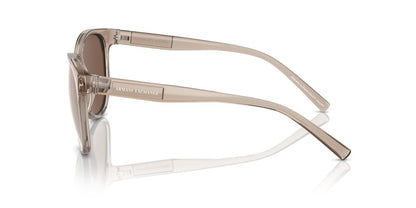 Aros De Sol Armani Exchange Ax4144Su Shiny Transparent Brown