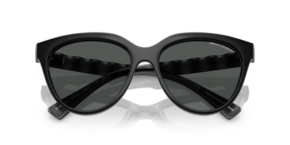Aros De Sol Armani Exchange Ax4148Su Shiny Transparent Grey