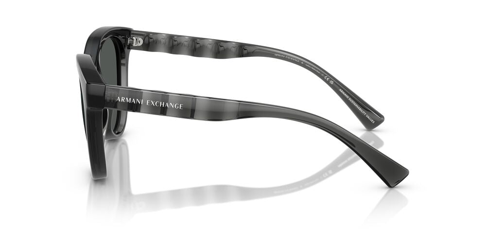 Aros De Sol Armani Exchange Ax4148Su Shiny Transparent Grey