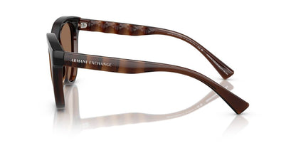 Aros De Sol Armani Exchange Ax4148Su Shiny Transparent Brown