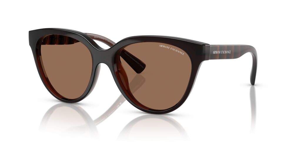 Aros De Sol Armani Exchange Ax4148Su Shiny Transparent Brown