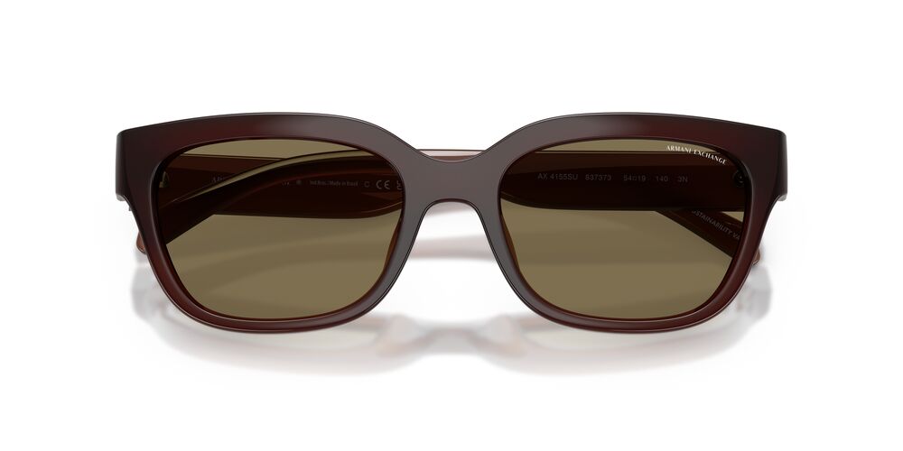 Aros De Sol Armani Exchange Ax4155Su Shiny Opal Brown