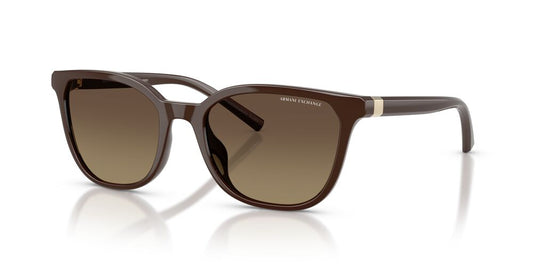 Aros De Sol Armani Exchange Ax4168Su Shiny Dark Brown