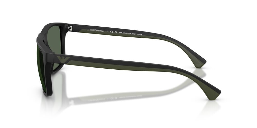 Aros De Sol Emporio Armani EA4033 Matte Black