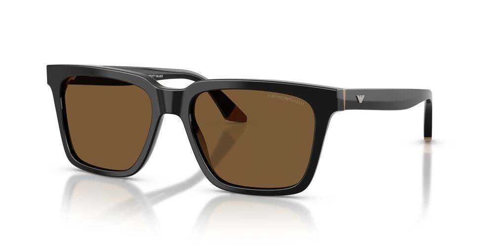 Aros De Sol Emporio Armani Ea4260 Shiny Black/Beige