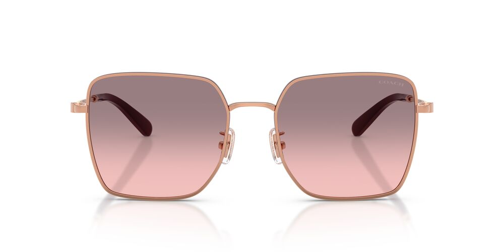 Aros De Sol Coach HC7184D Shiny Rose Gold / Bordeaux