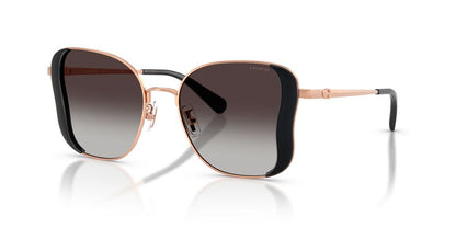 Aros De Sol Coach HC7188 Smoke / Rose Gold