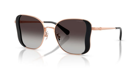 Aros De Sol Coach HC7188 Smoke / Rose Gold