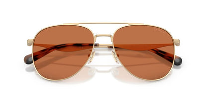 Aros De Sol Coach HC7190 Satin Light Gold