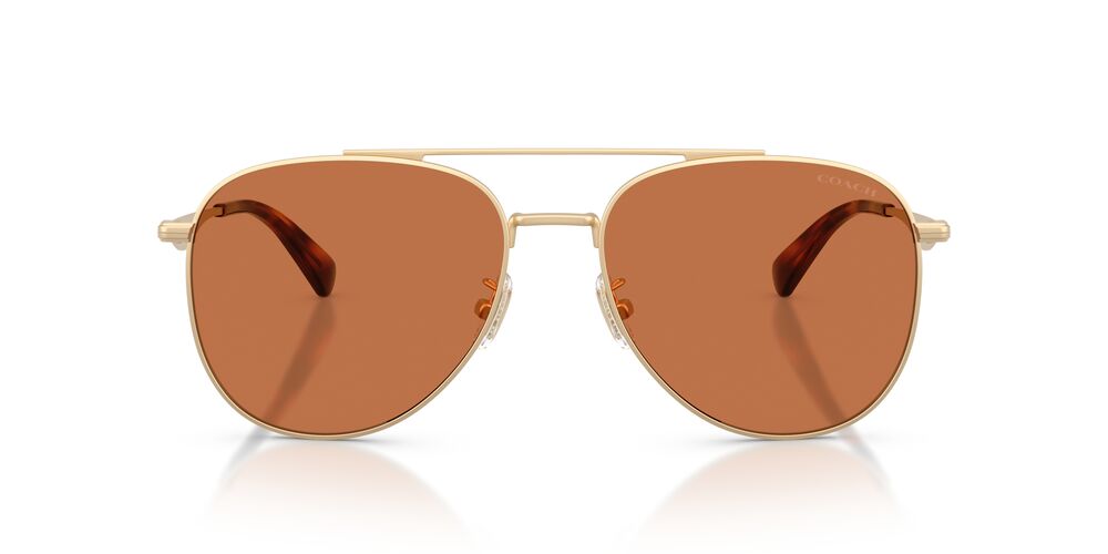Aros De Sol Coach HC7190 Satin Light Gold