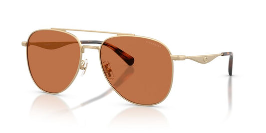 Aros De Sol Coach HC7190 Satin Light Gold