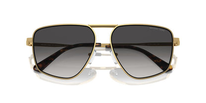 Aros De Sol Michael Kors Mk1153 Shiny Yellow Gold