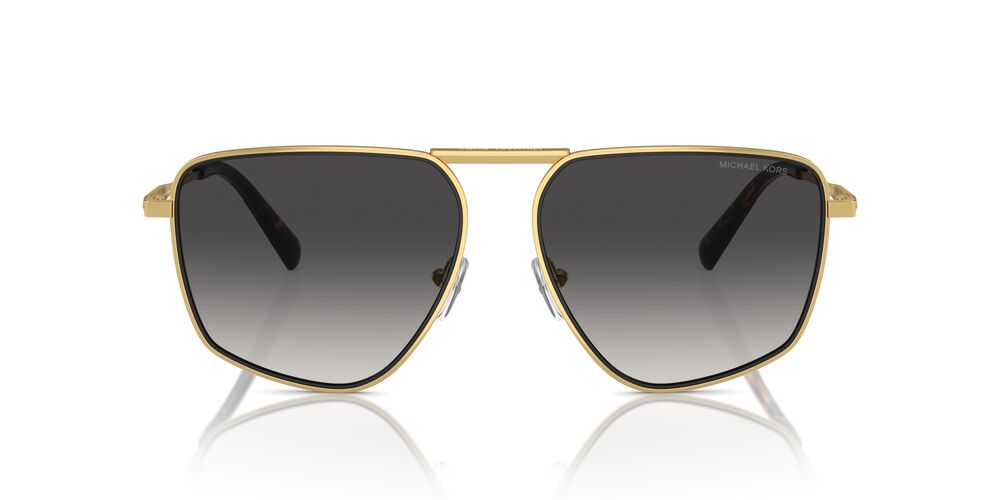 Aros De Sol Michael Kors Mk1153 Shiny Yellow Gold