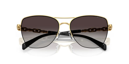 Aros De Sol Michael Kors Mk1163 Yellow Gold Shiny