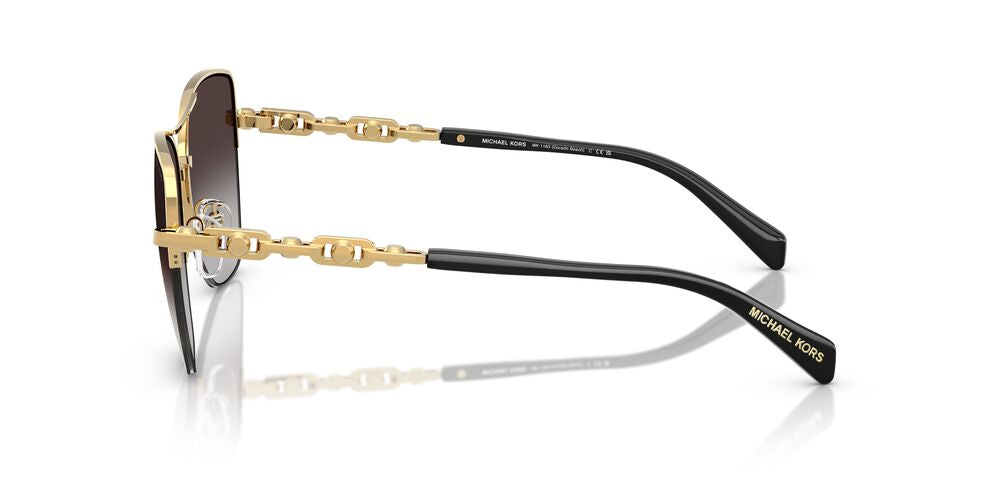 Aros De Sol Michael Kors Mk1163 Yellow Gold Shiny