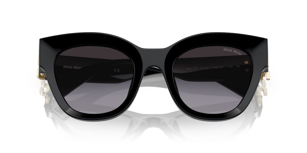 Aros De Sol Miu Miu MU01YS Black