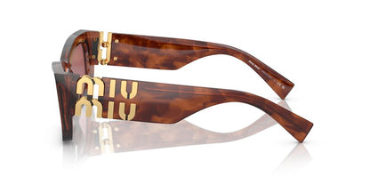 Aros De Sol Miu Miu Mu 09Ws Striped Tobacco