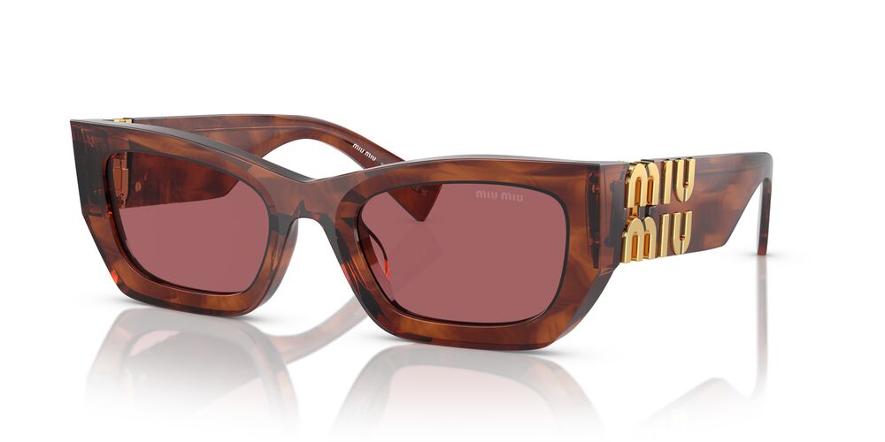 Aros De Sol Miu Miu Mu 09Ws Striped Tobacco