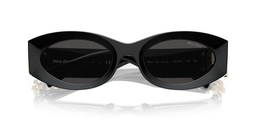 Aros De Sol Miu Miu Mu 11Ws Black