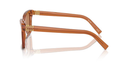 Aros De Sol Miu Miu Mu 13Zs Caramel Trasparent
