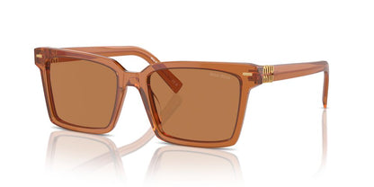 Aros De Sol Miu Miu Mu 13Zs Caramel Trasparent