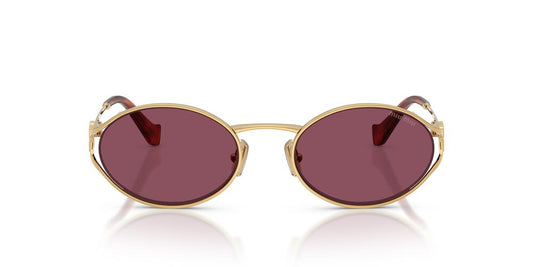 Aros De Sol Miu Miu MU52YS Gold