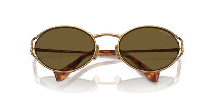 Aros De Sol Miu Miu Mu 52Ys Brass Gold
