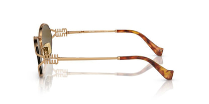 Aros De Sol Miu Miu Mu 52Ys Brass Gold