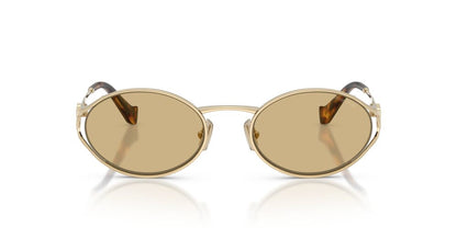 Aros De Sol Miu Miu Mu 52Ys Pale Gold