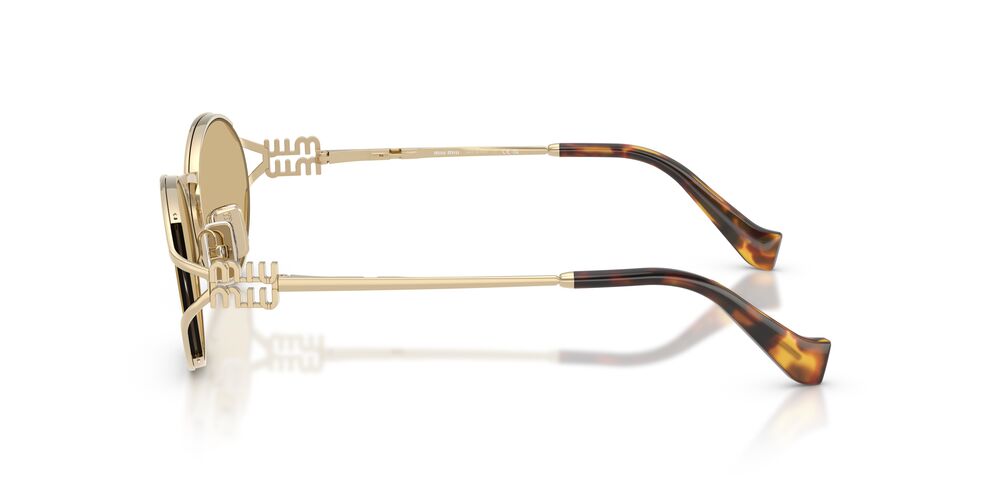 Aros De Sol Miu Miu Mu 52Ys Pale Gold