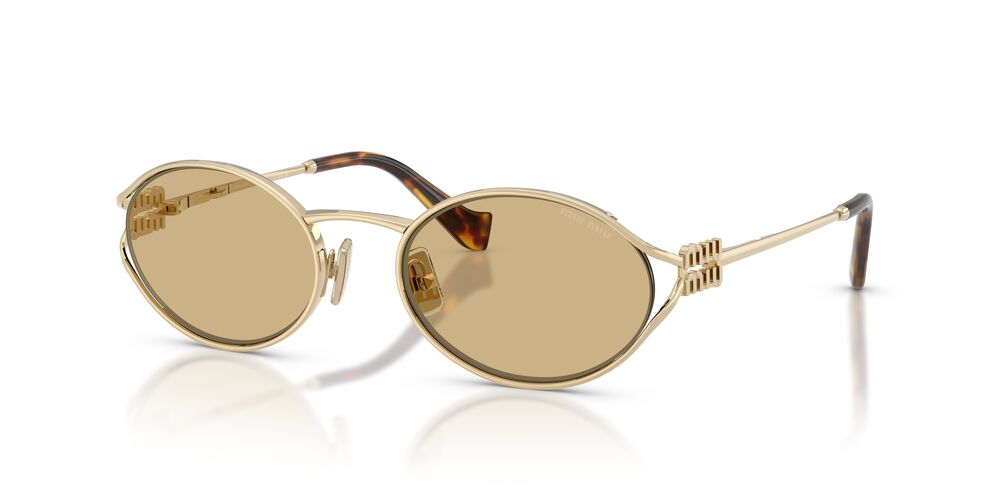 Aros De Sol Miu Miu Mu 52Ys Pale Gold