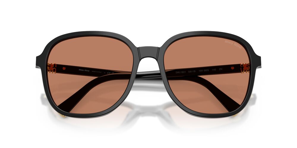 Aros De Sol Miu Miu Mu B01S Black