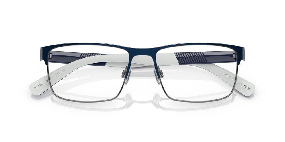 Aros Oftálmicos Polo Ralph Lauren Lauren Ph1215 Shiny Azul + Gun Metal