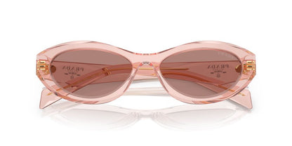 Aros De Sol Prada PR26ZS Transparent Peach