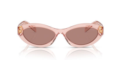 Aros De Sol Prada PR26ZS Transparent Peach