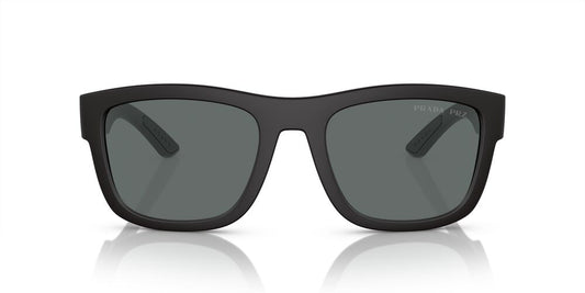 Aros De Sol Prada Linea Rossa Ps 01Zs Black Rubber