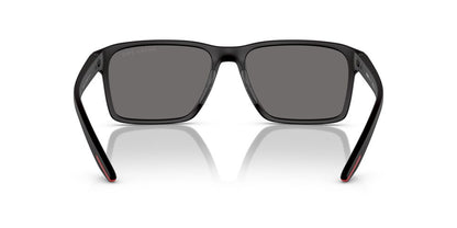 Aros De Sol Prada Linea Rossa Ps 05Ys Black Rubber