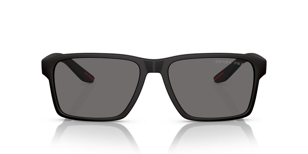 Aros De Sol Prada Linea Rossa Ps 05Ys Black Rubber