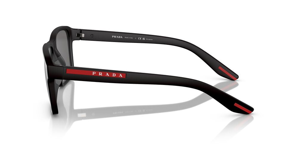 Aros De Sol Prada Linea Rossa Ps 05Ys Black Rubber